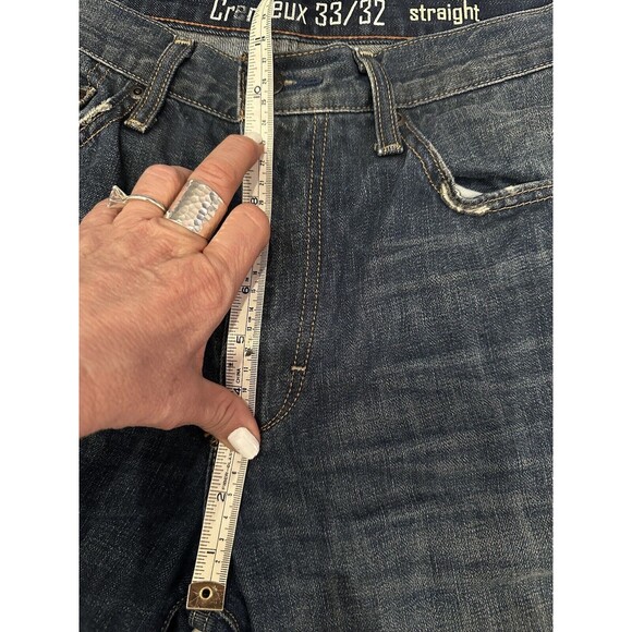 Men’s Daniel Cremieux Jeans‎ Size 33x32 Straight Leg Denim Ripped Relaxed EUC - Picture 8 of 14